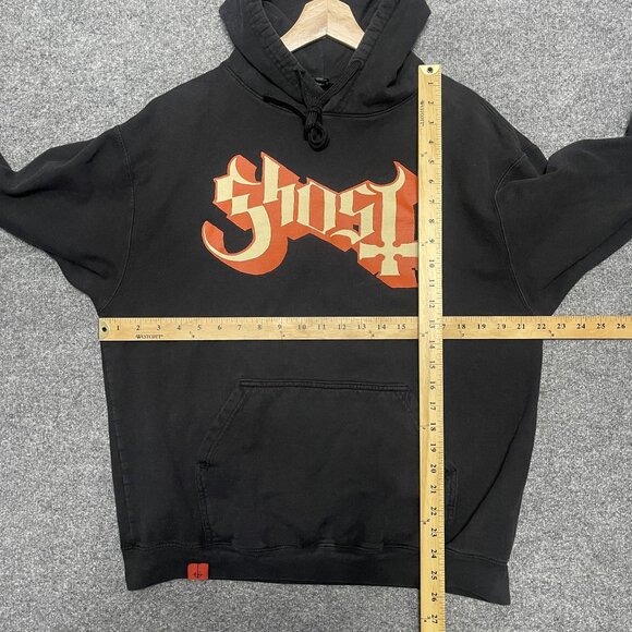 Ghost Papa Zero Papa Nihil Black Pull over hoodie  Mens Large - Picture 8 of 8